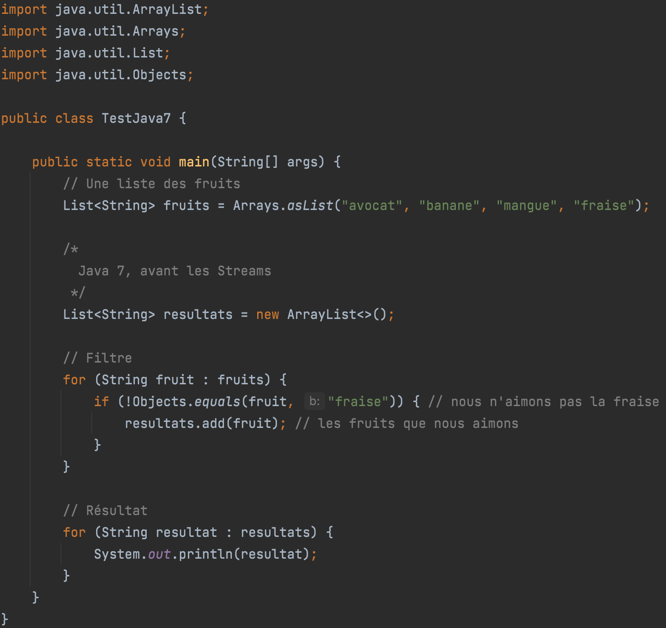 Java Stream intermediate operations